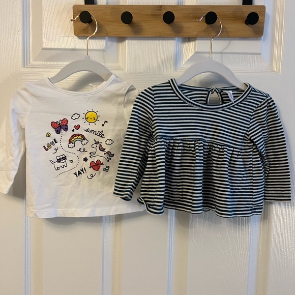 Nordstrom Kids Graphic and Striped Long Sleeve Tees - Picture 1 of 1